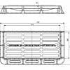 Дождеприемник ДМ-2(С250)-2-78*36 Н100